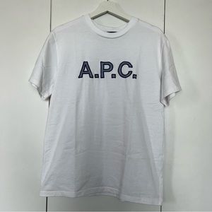 A.P.C. White Short Sleeve Tee